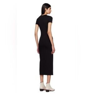 Rag & Bone Black Bodycon Midi Dress